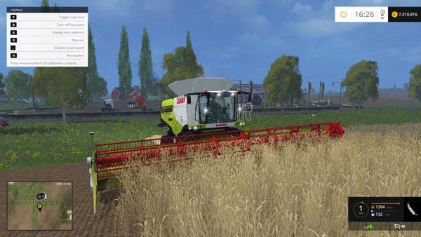Claas Lexion 770 with chopper dust