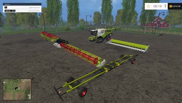 Claas Lexion 780 Pack 3