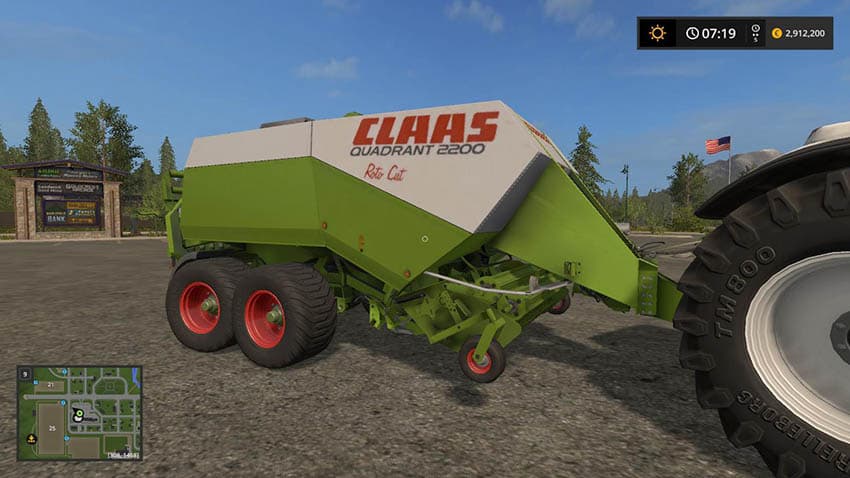 Claas Rollant Rund ballen presse 3