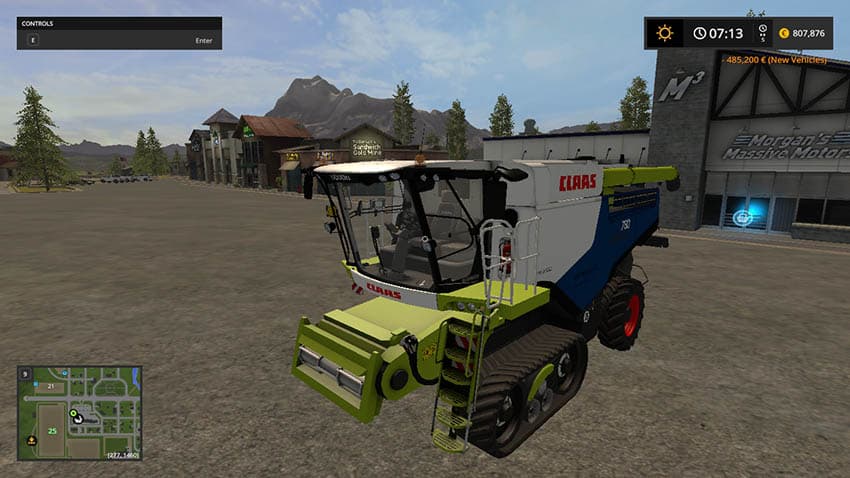 Claas lexion 700 rentingdairy blue version [MP] 3
