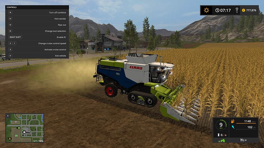 Claas lexion 700 rentingdairy blue version [MP]