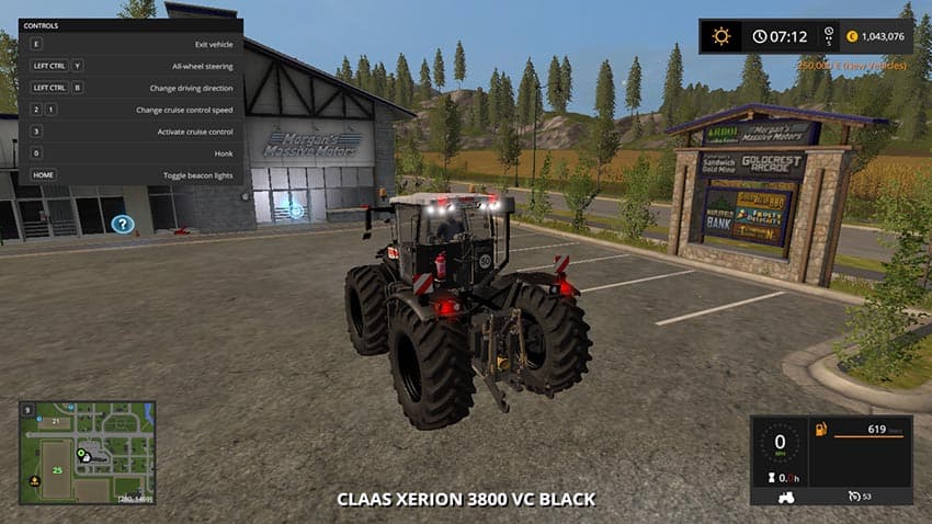 Claas xerion 3800 VC Black 2