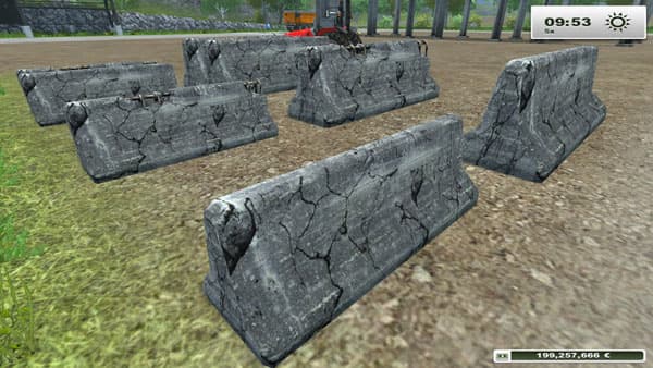 Concrete barriers 2