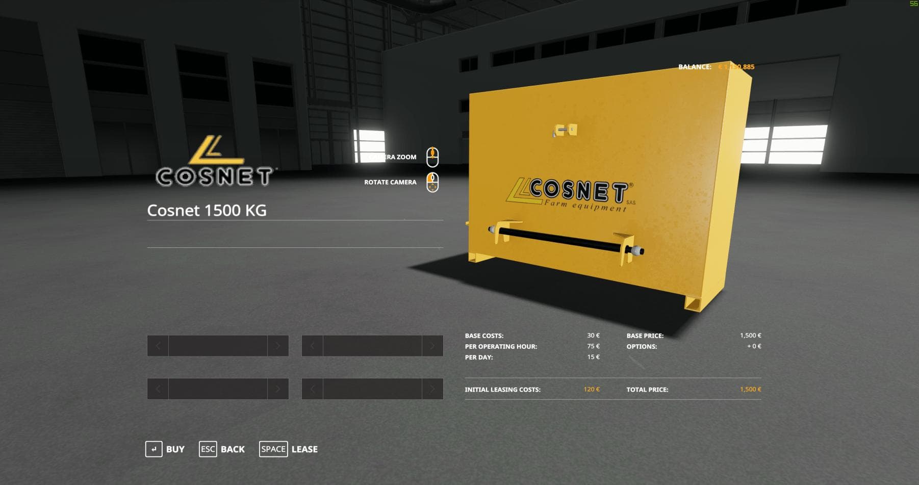 Cosnet Weight