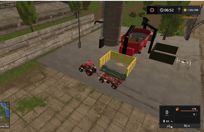Cow mixer placeable