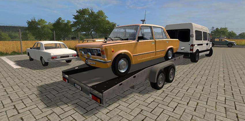 Crashed Fiat 125p 2