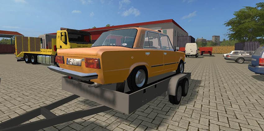 Crashed Fiat 125p