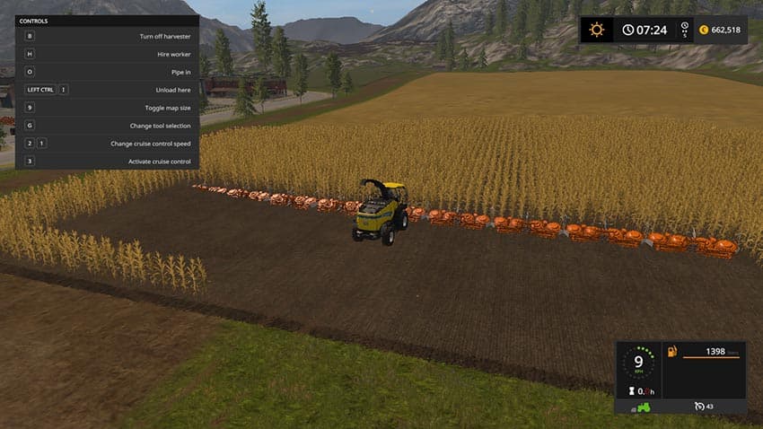 Crazy Forage Headers Pack