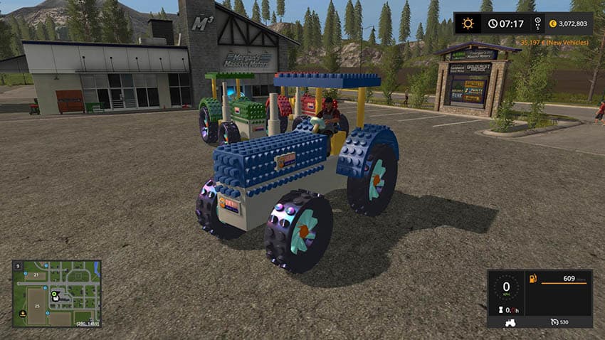 Crazy Lego Tractor 3