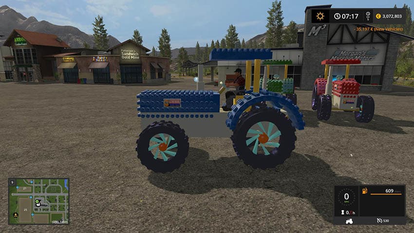 Crazy Lego Tractor 2