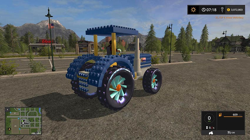 Crazy Lego Tractor