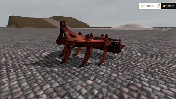 Curler straight angled subsoiler [MP]