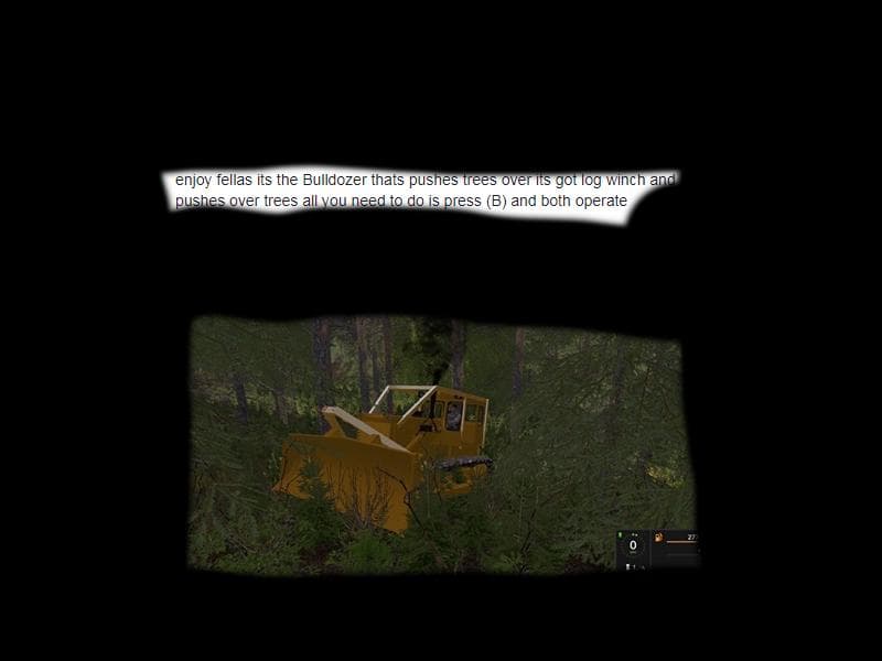 D6 land clearing dozer