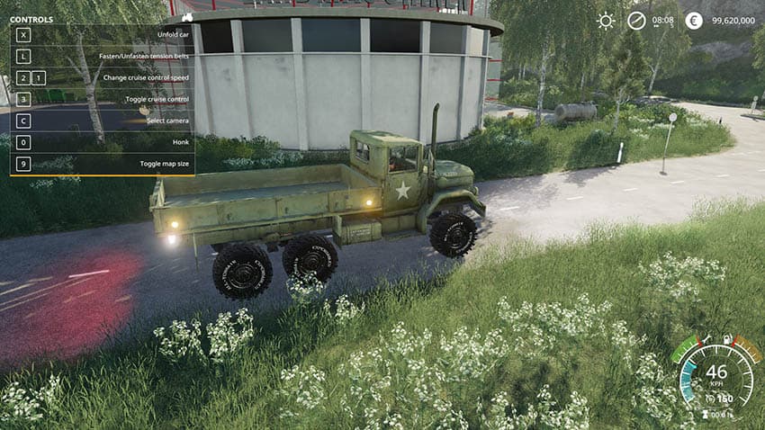 Deuce flatbed truck