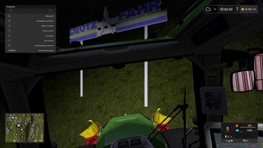 Deutz Fahr 3D plate placeable [MP] 2