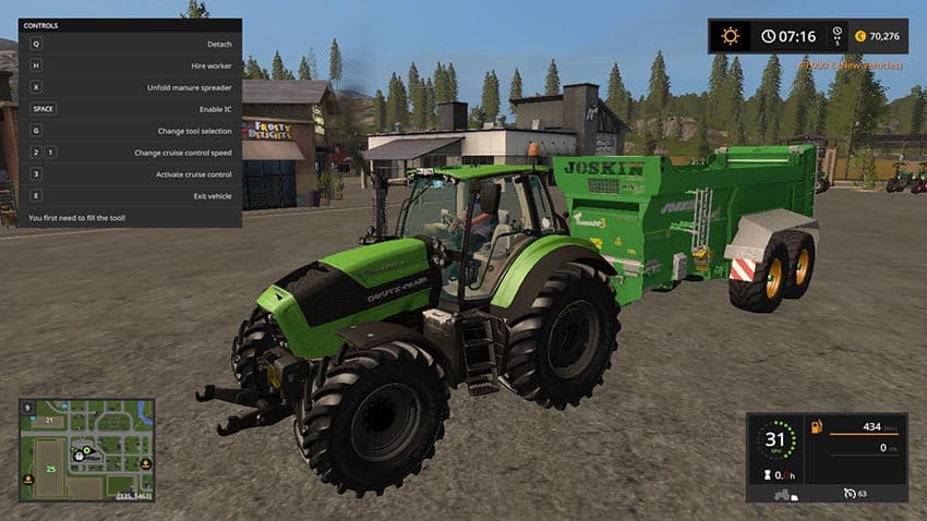 Deutz Fahr 7250 DINAMIC HOSE