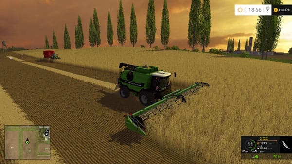 Deutz Fahr 7545 Super Flex Draper [MP] 2