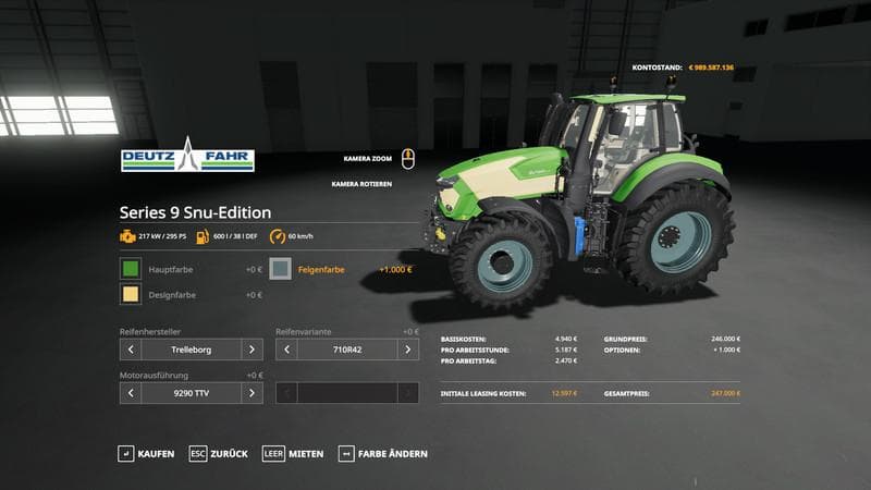 Deutz Series 9 Snu Edition 2