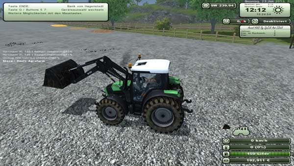 Deutz front loader bucket 2