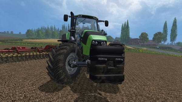 Deutz weight 1500kg washable [MP] 3