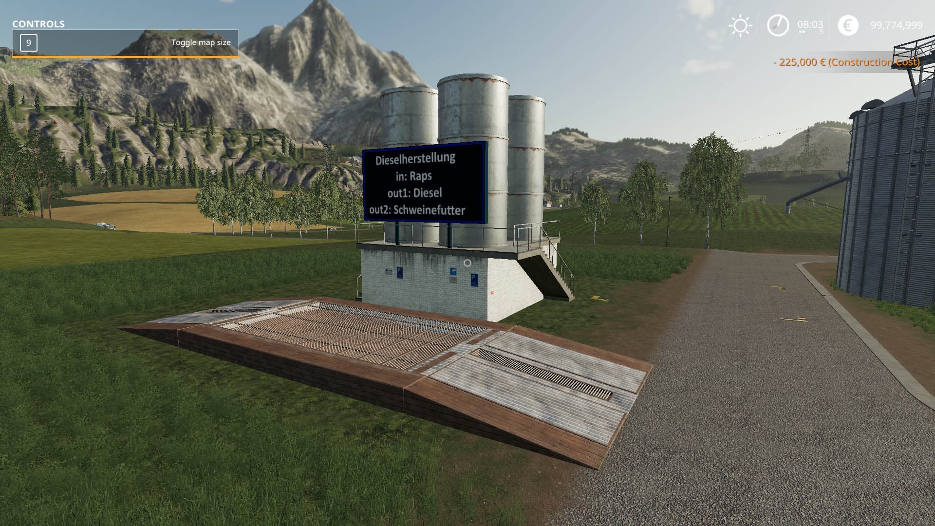 Diesel and pig feed production 2