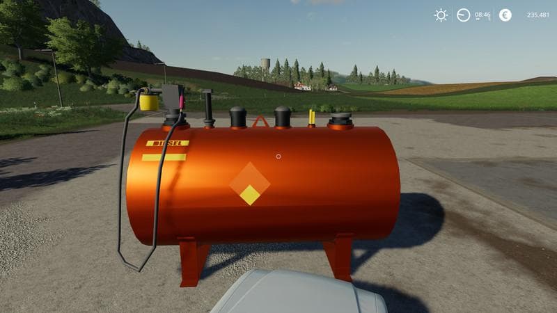 Diesel tank placeable 3