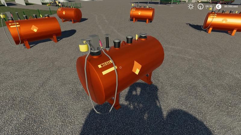 Diesel tank placeable 2