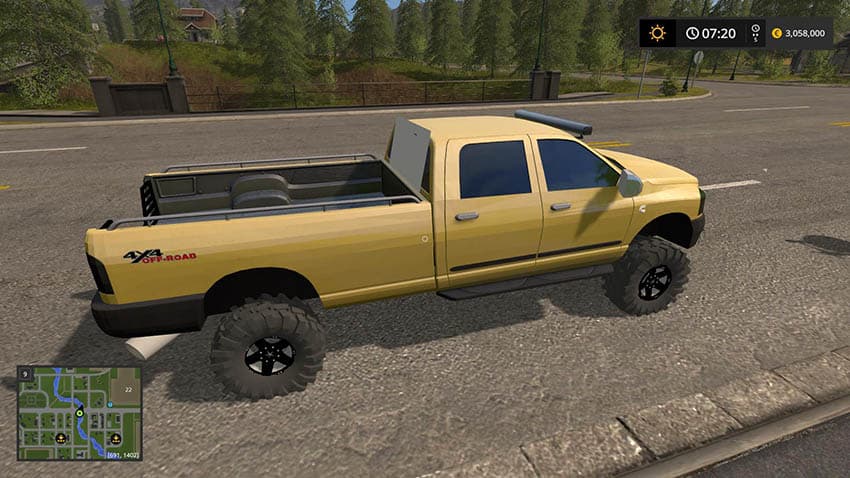 Dodge 2500 W/ 8 in tip