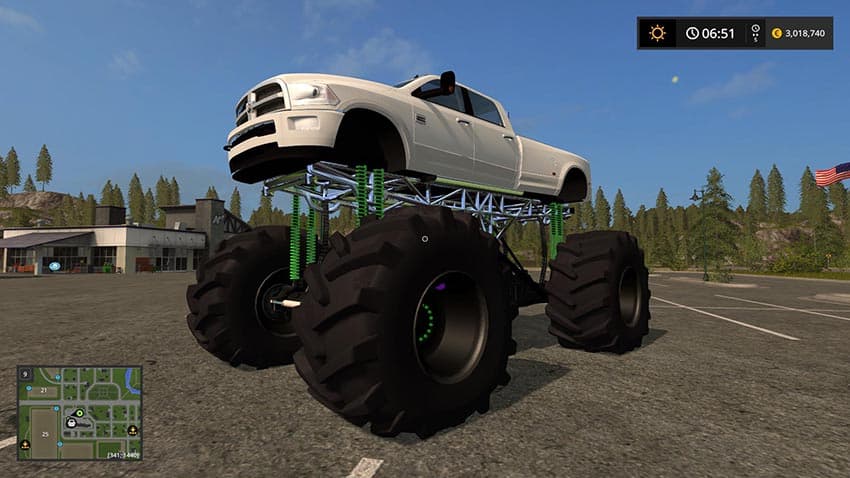 Dodge Mud Truck Lifted 3