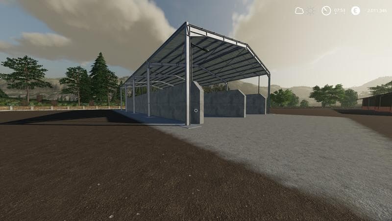 Double Silage Silo Placeable 2