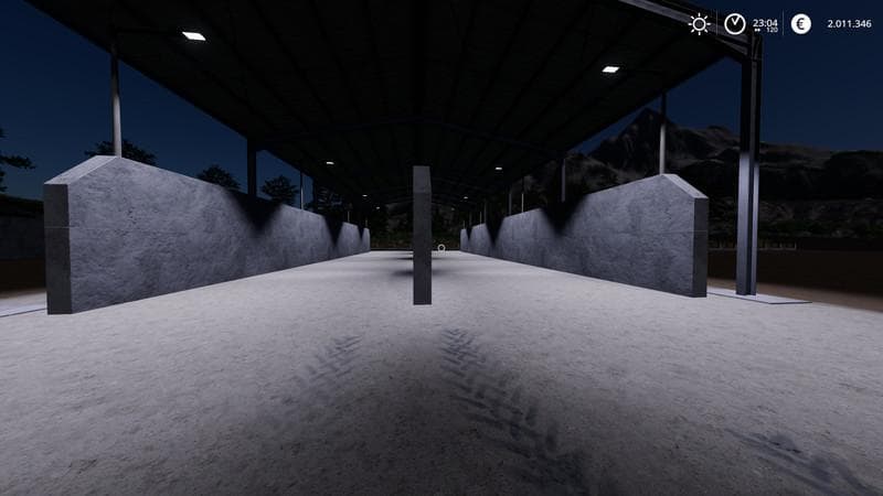 Double Silage Silo Placeable