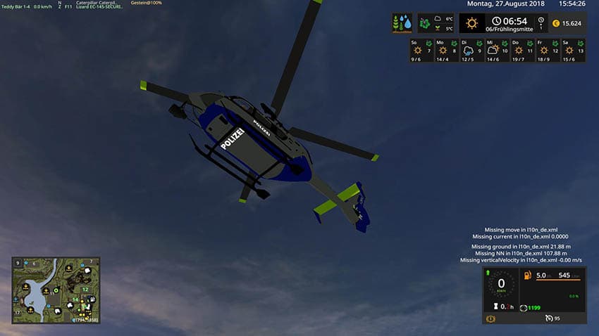 EC-145 Polizei Hubschrauber Beta 2
