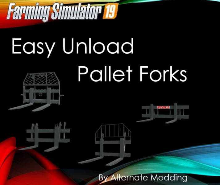 Easy Unload Pallet Forks 2