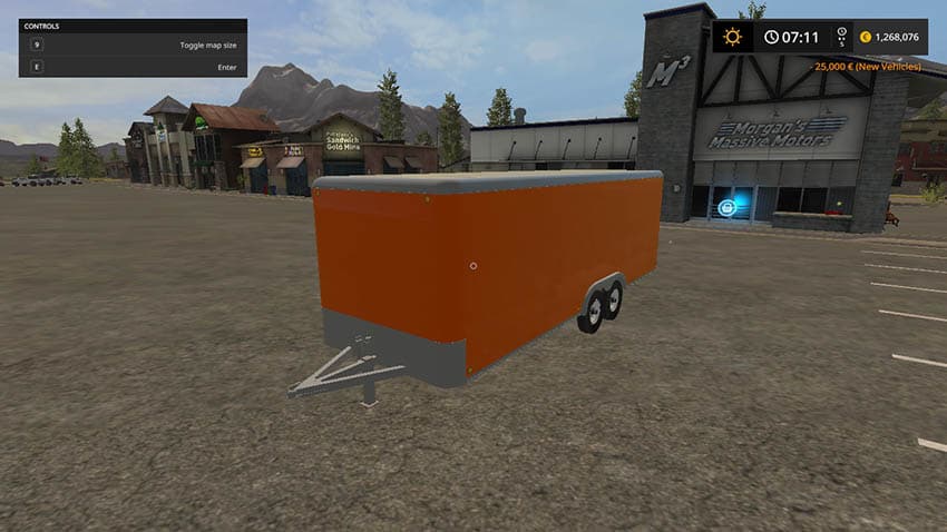 Enclosed trailer ORANGE 3