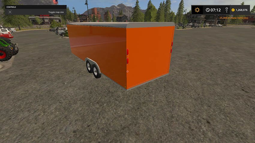 Enclosed trailer ORANGE 2