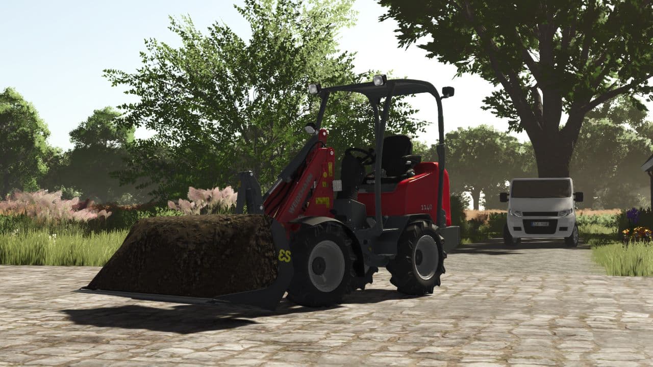 Eurosteel puinbak minishovel