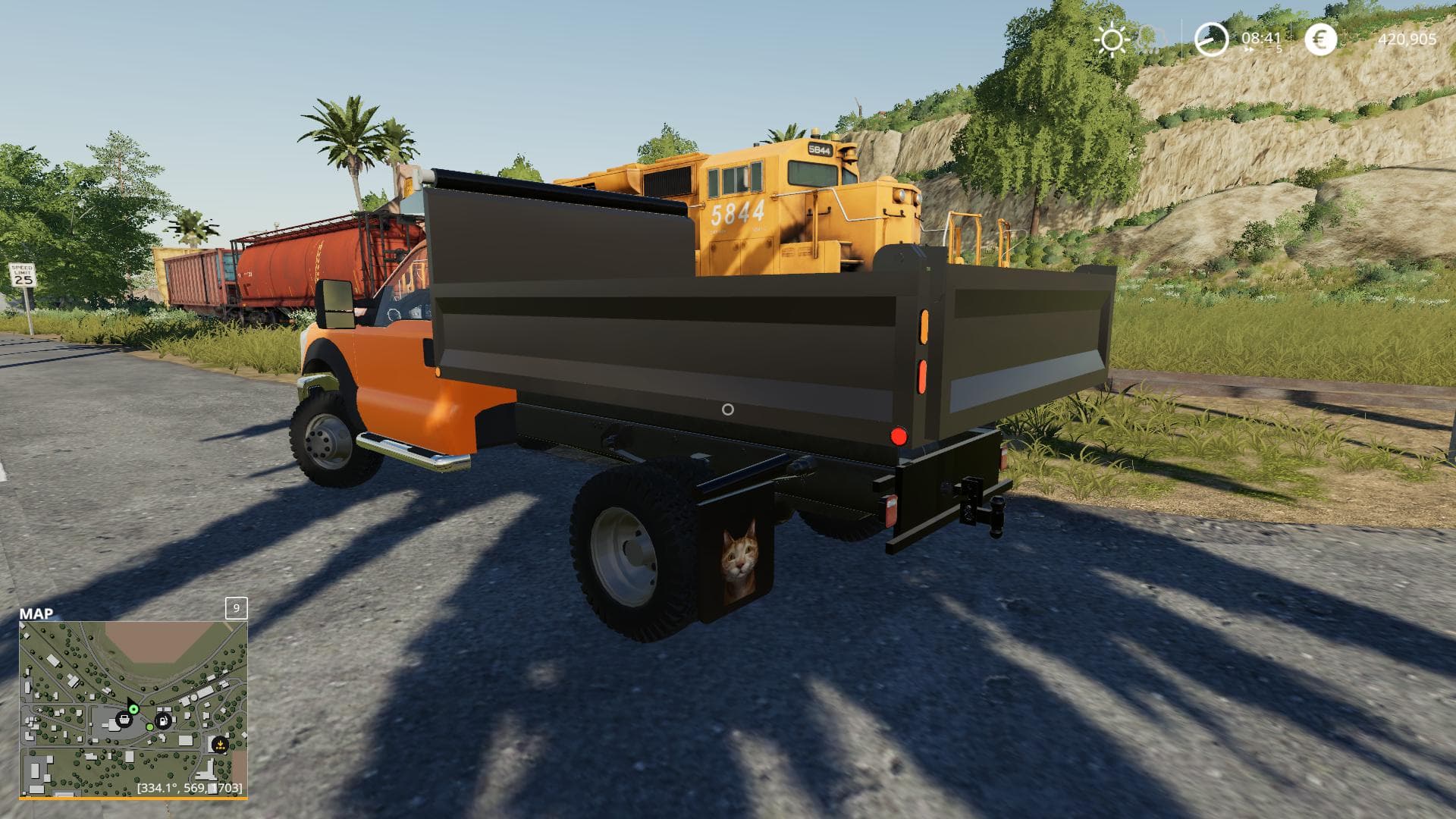F550 DUMP TRUCK with Cat 2