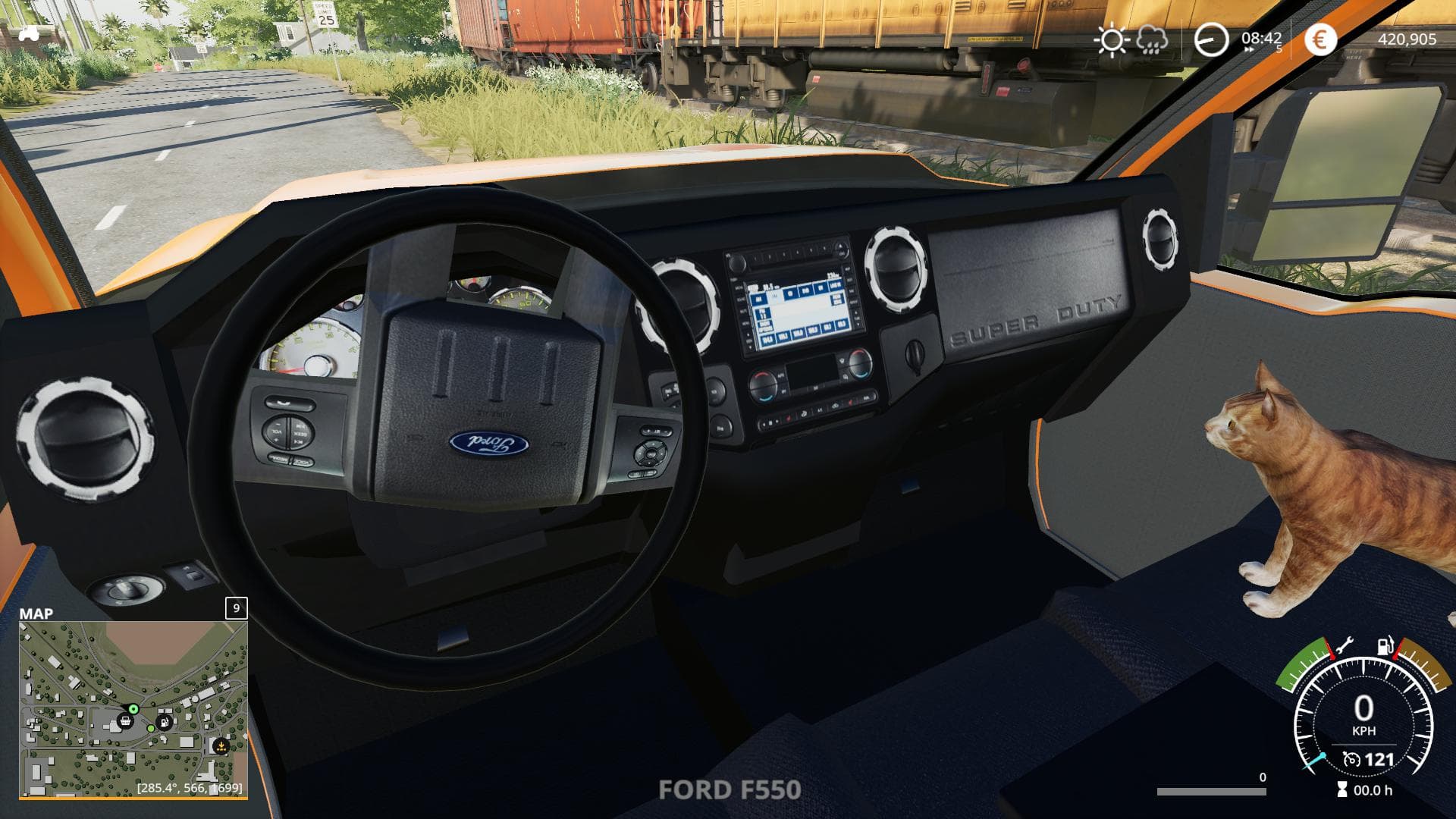 F550 DUMP TRUCK with Cat