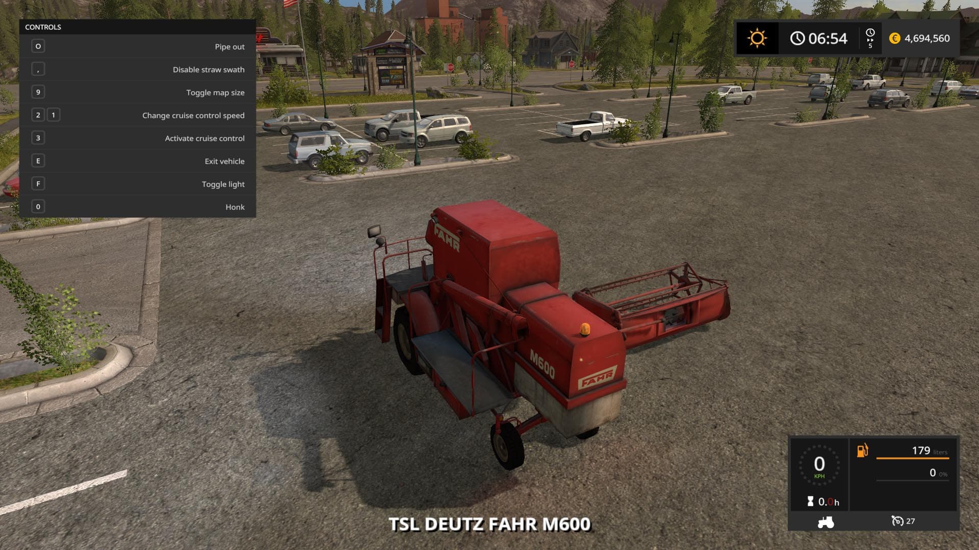 FAHR M600 combine 2