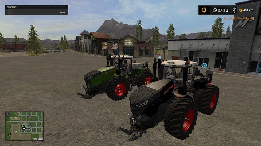 FENDT VARIO T FL PACK BLACK / GREEN 3