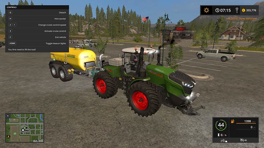 FENDT VARIO T FL PACK BLACK / GREEN