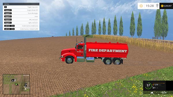 FIRE FUEL TRUCK
