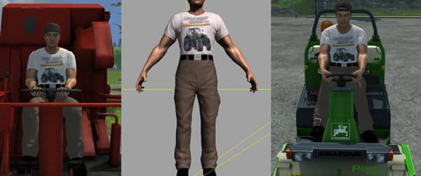 Farmer mit LS T Shirt [SP]