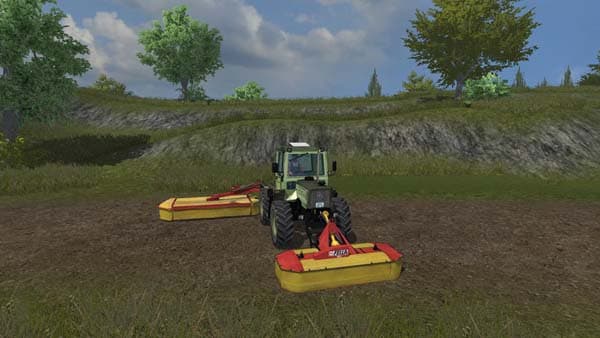 Fella rear mower with swath [MP] 2