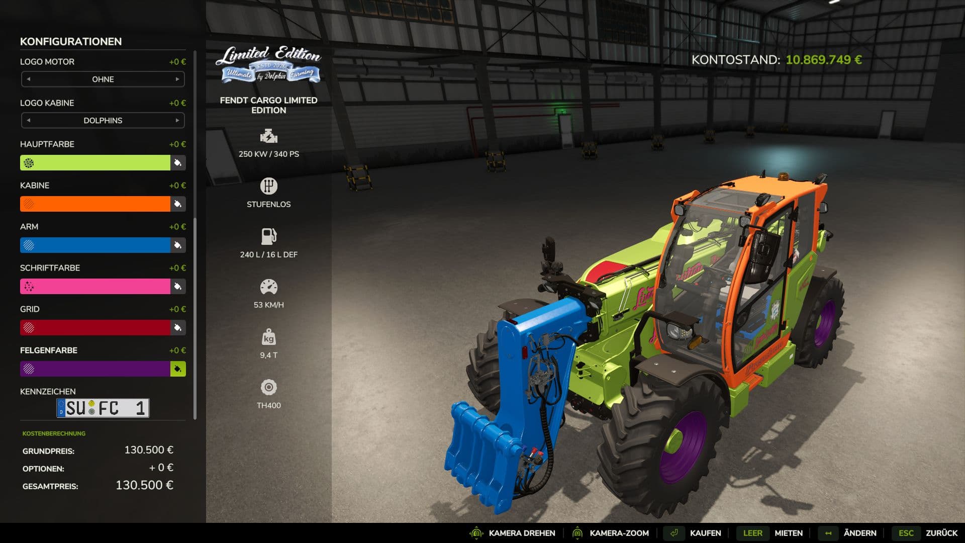 Fendt Cargo T740 Limited Edition 5