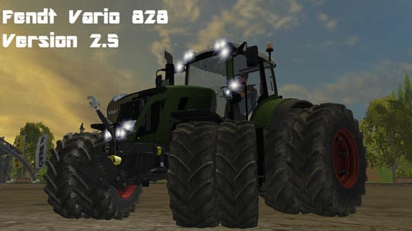 Fendt 828 Tractor Full script 3