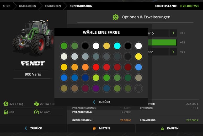 Fendt 900 Vario color choice [MP]