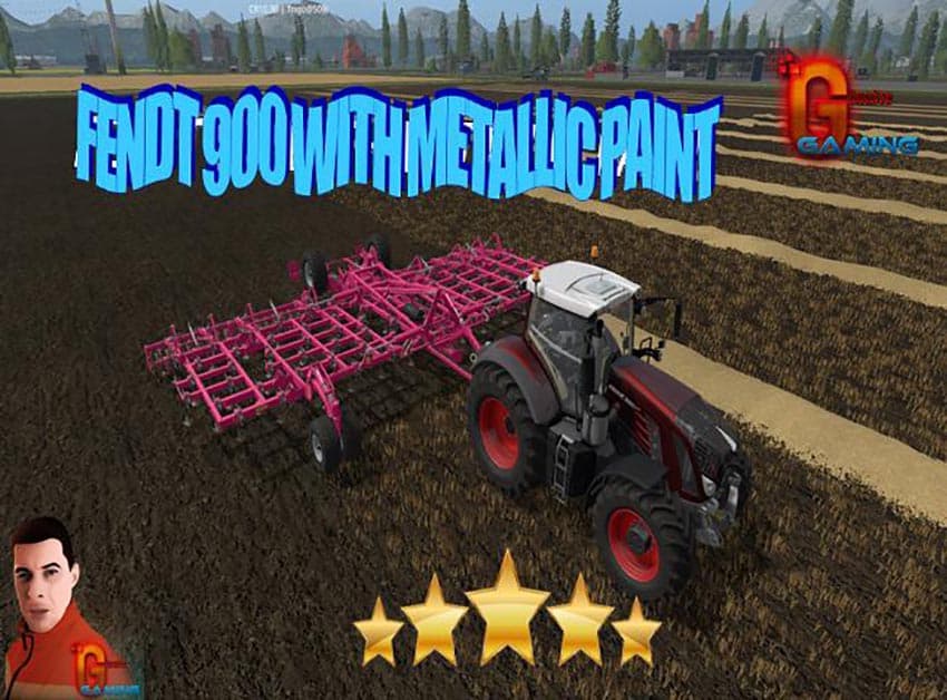 Fendt 900 with metallic paint
