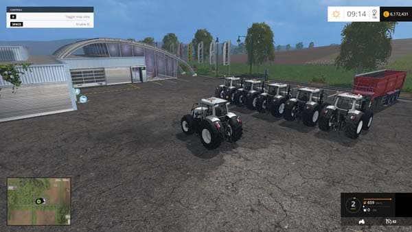 Fendt 924 939 Vario White Tractor 2