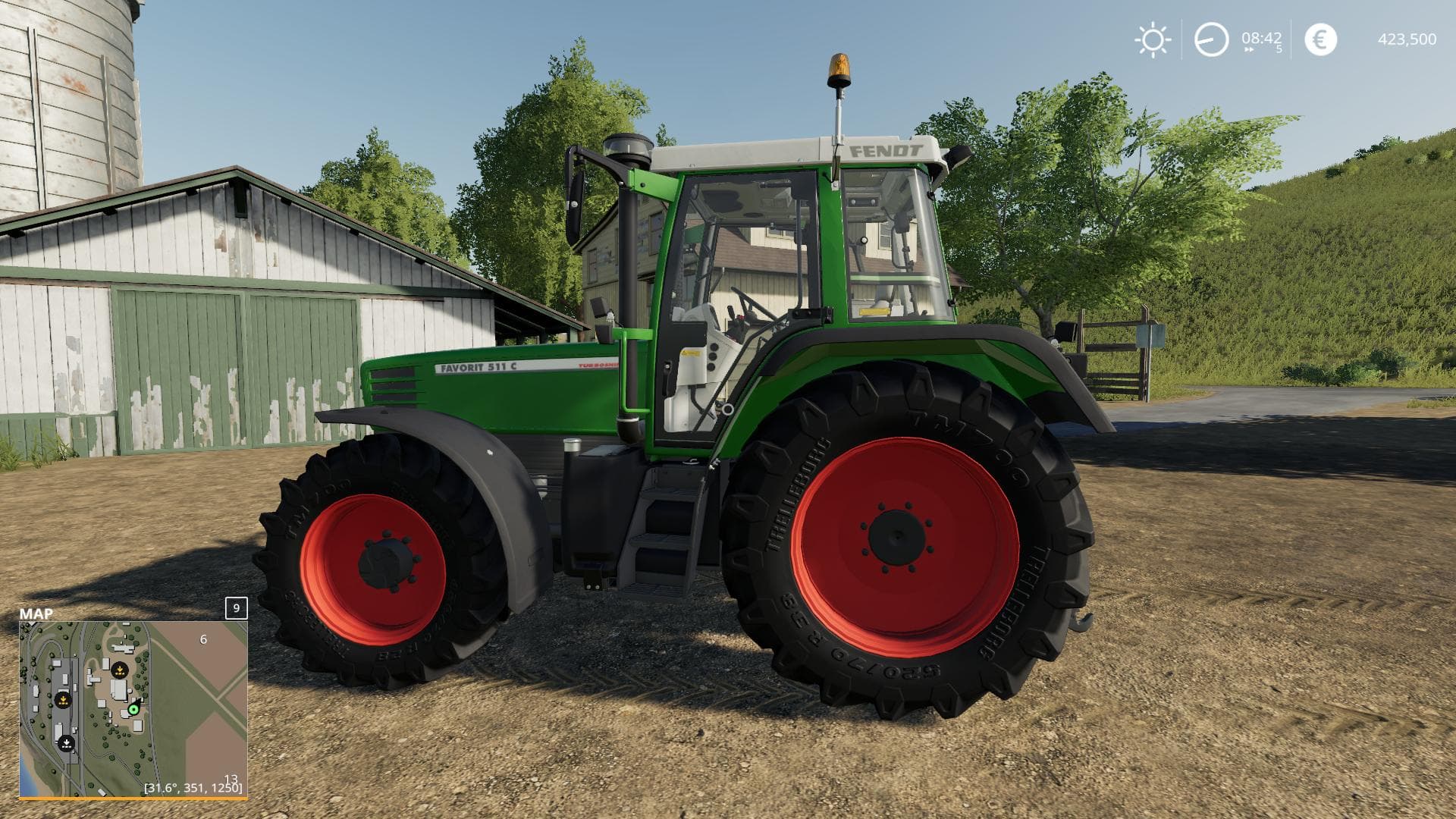 Fendt Favorit 500 Fahrbwahl